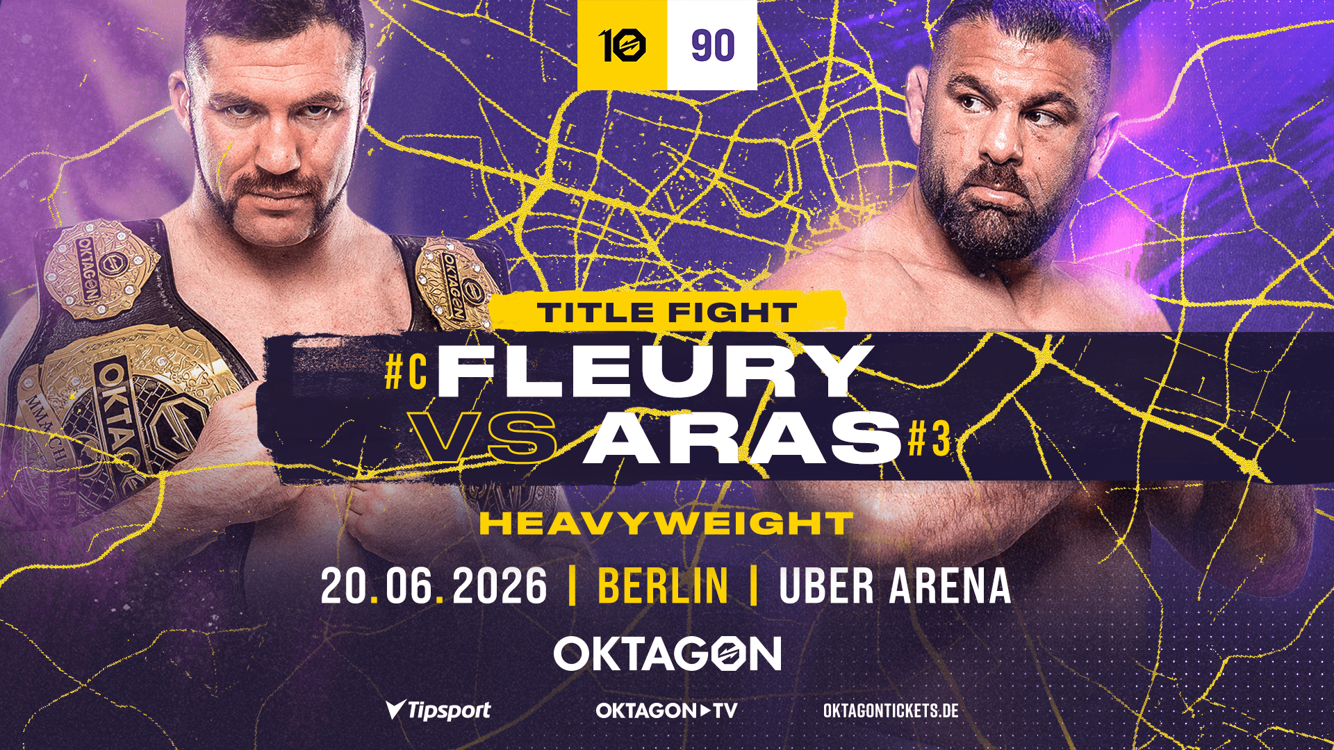 OKTAGON90 WIRD AUF RTL+ UND SKY SPORT ÜBERTRAGEN